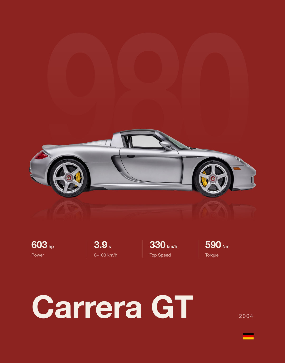 Carrera GT Icons poster, Red
